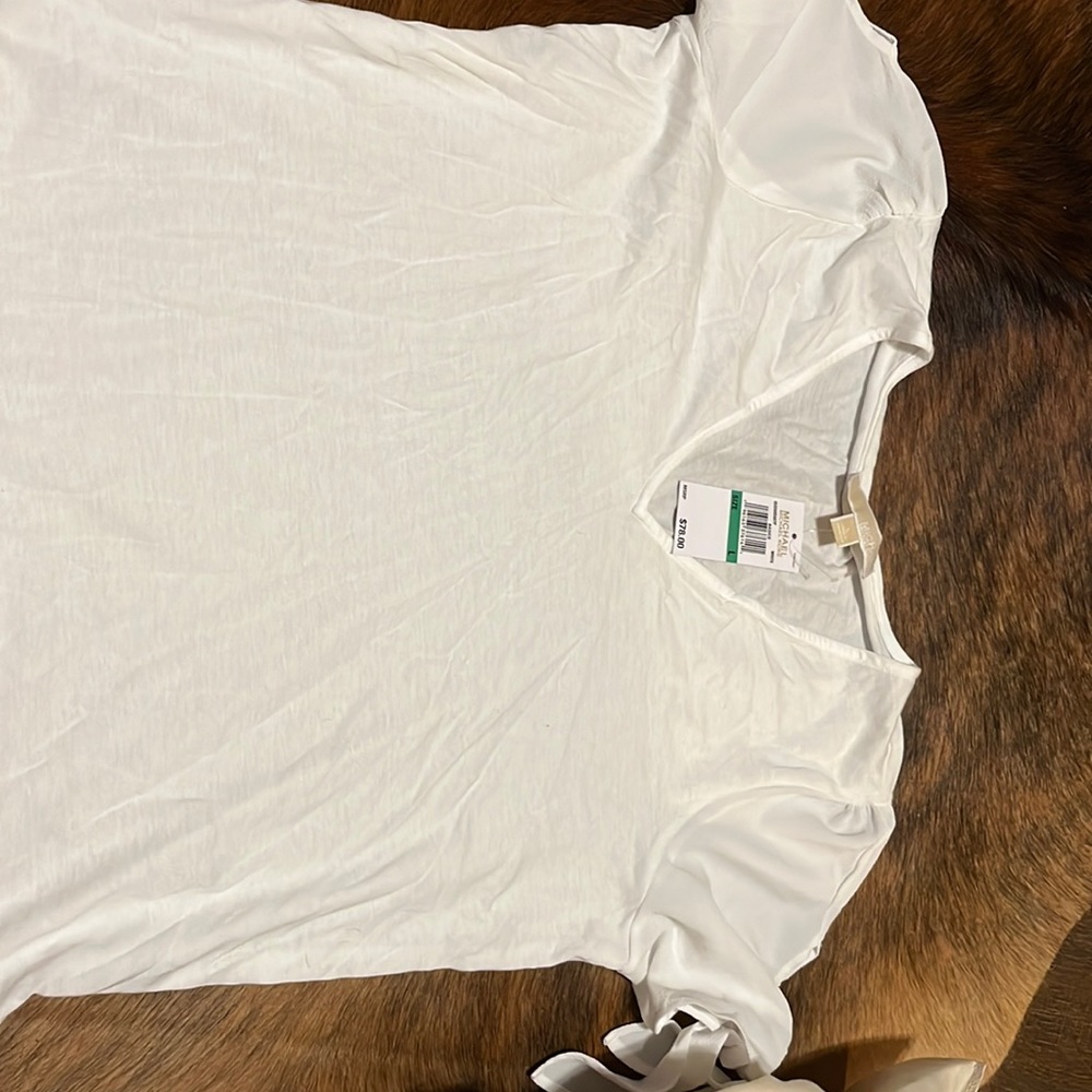 Michael kors large white blouse